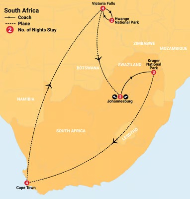Essential South Africa with Victoria Falls